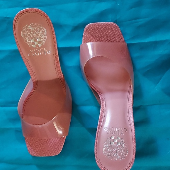 NWOT Sz 9 Heels Pink Mauve. Vince CAMUTO - Picture 3 of 8